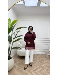 Dantel Triko- Bordo 2