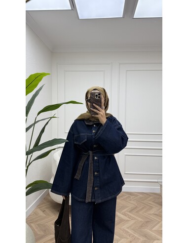 Garnili Denim Takım